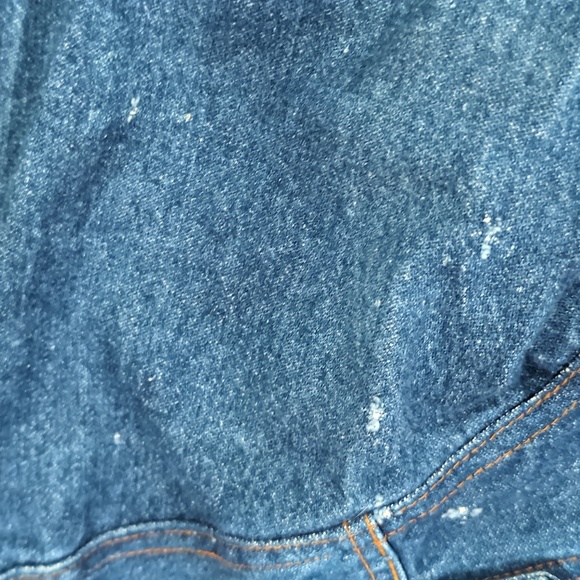 Vintage 80’s American Hero Distressed Denim Jean Jacket Size Medium - Picture 2 of 11
